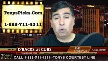 MLB Odds Chicago Cubs vs. Arizona Diamondbacks Pick Prediction Preview 4-23-2014