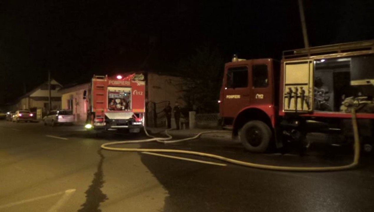 incendiu Dej 22 aprilie 2014