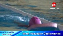 Minik Yüzücüler Ödüllendirildi