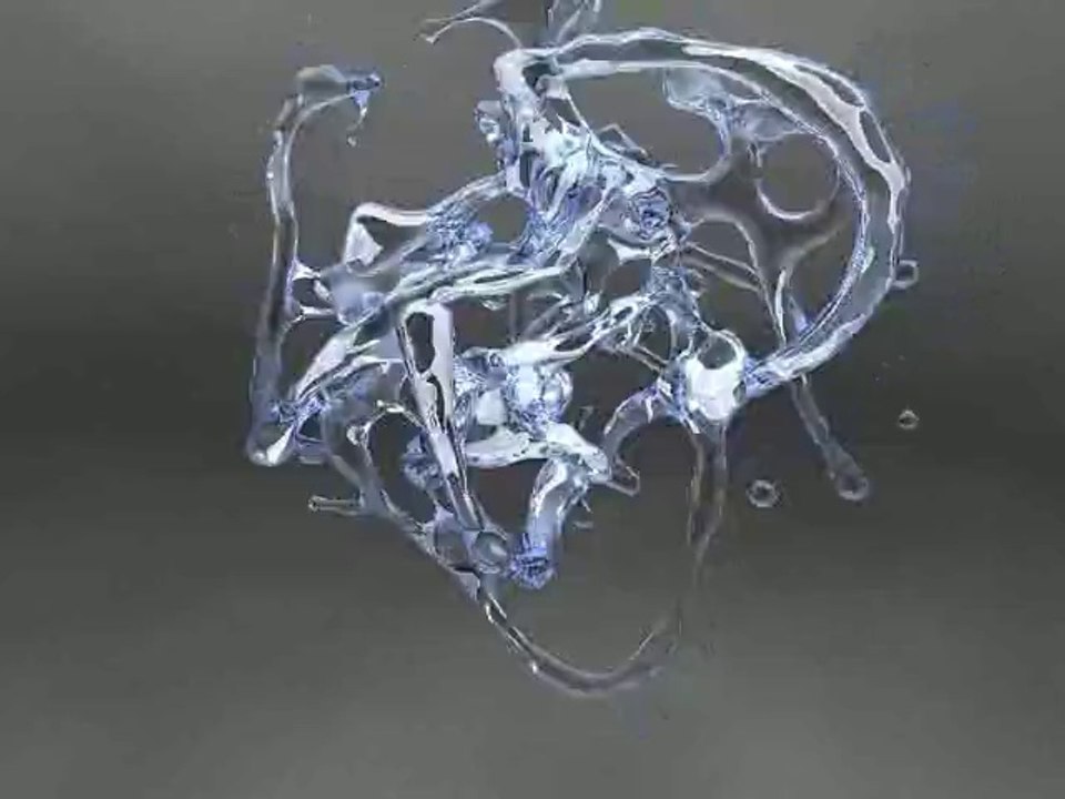 Particles water