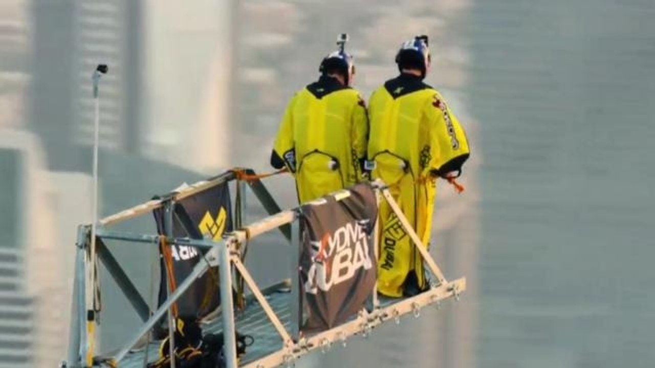 Daredevils Set World Record With Base Jump Off...