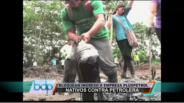 Loreto: Nativos bloquearon ingreso a petrolera en protesta por daños a tierras