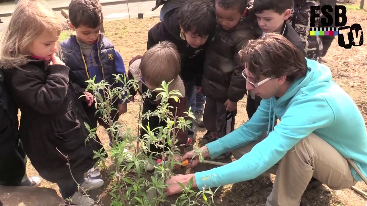 Inauguration du jardin pour tous par l'association Abeille Machine