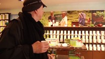 Tasting and smelling tea at Soho's teaspot