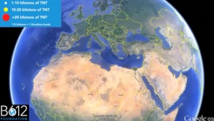 Fascinating video visualization of asteroid impact on Earth