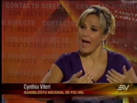 Entrevista Cynthia Viteri / Contacto Directo
