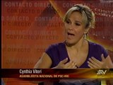 Entrevista Cynthia Viteri / Contacto Directo