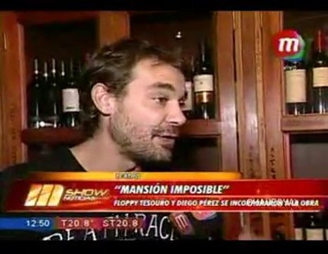 Pedro y elenco Mansión Imposible nota en MShow sobre la gira - 23 de Abril