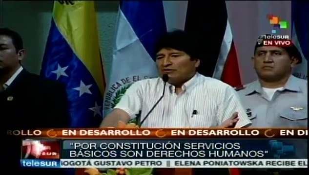 Evo Morales aprovecha inauguración de la CJL para hacer campaña