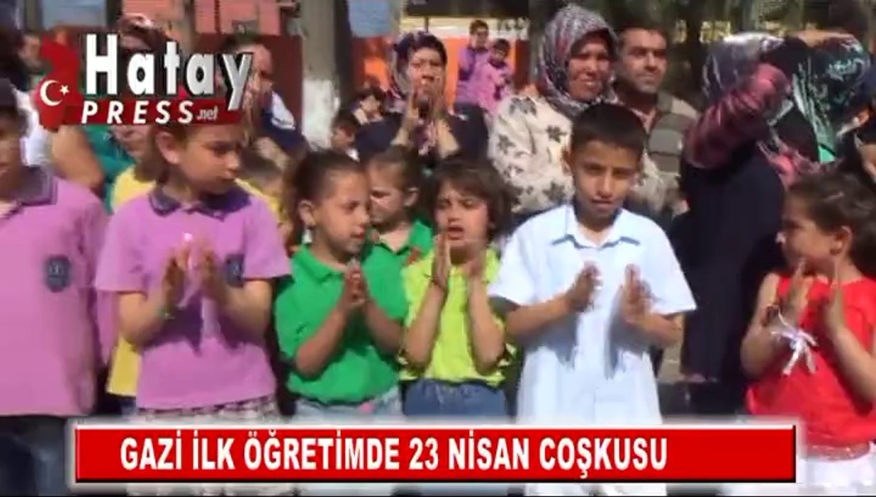 GAZİ İLK ÖĞRETİM OKULUNDA 23 NİSAN COŞKUSU_x264