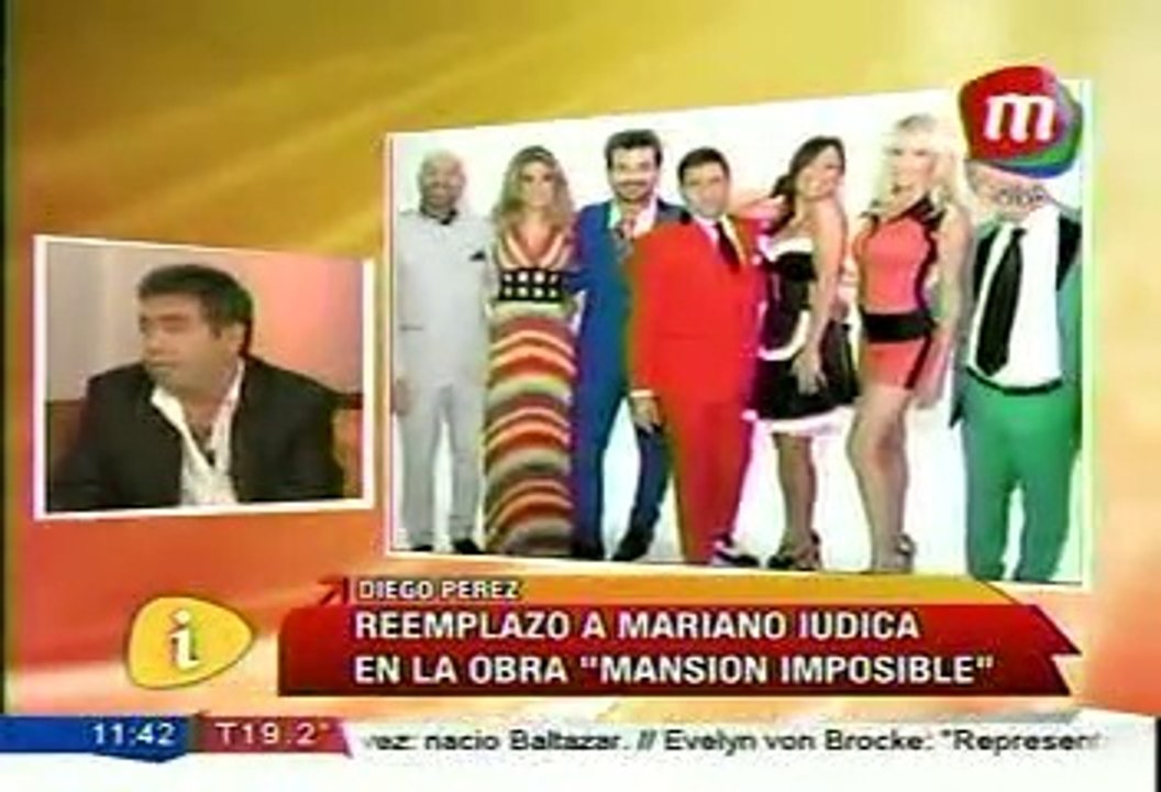 Diego Perez en Informadísimos hablando de Mansión Imposible - 23 de Abril