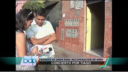 Artistas realizarán concierto benéfico para rehabilitación del pequeño Tiago