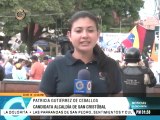 Patricia Ceballos inscribe candidatura ante el CNE para la alcaldía de San Cristóbal
