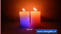 Diwali Decorative Designer Candles - Incense / Fragrance Colour Changing Candle in Wholesale.