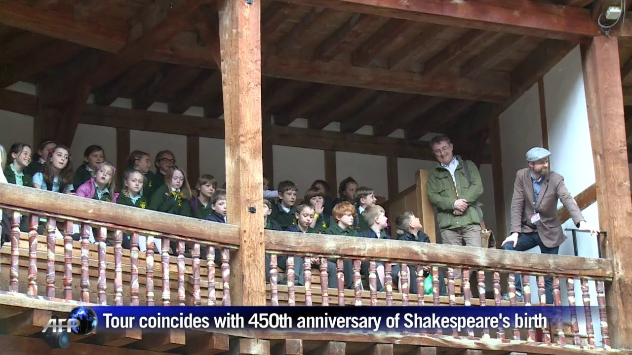 On Shakespeare's birthday, theatre embarks on epic world tour