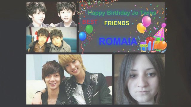 Happy Birthday Jo Twins ~~ From Romania