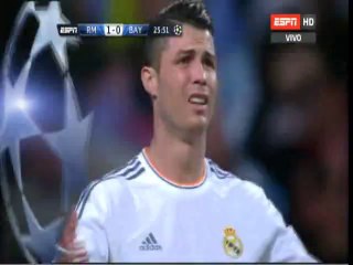 Cristiano Ronaldo falló increíble gol