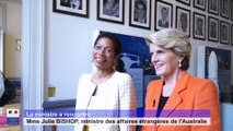 George PAU-LANGEVIN, ministre des Outre-mer rencontre Mme Julie BISHOP, ministre des affaires étrangères de l’Australie