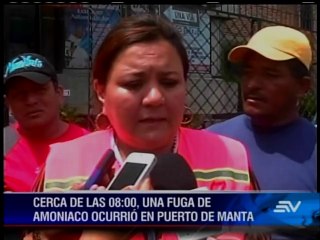 4 muertos y más de 30 fallecidos por fuga de amoníaco en Manta