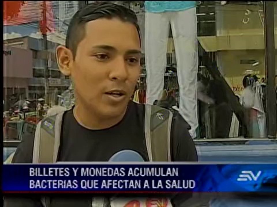 Los billetes pueden tener más bacterias que un inodoro