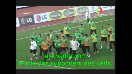 Algerie-Maroc (Le dernier entrainement)