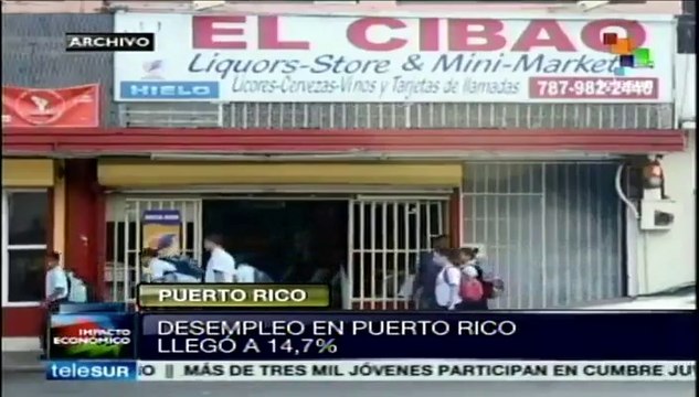 Tasa de desempleo en Puerto Rico baja al 14.7%