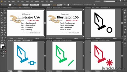 3-8 Working with multiple open documents