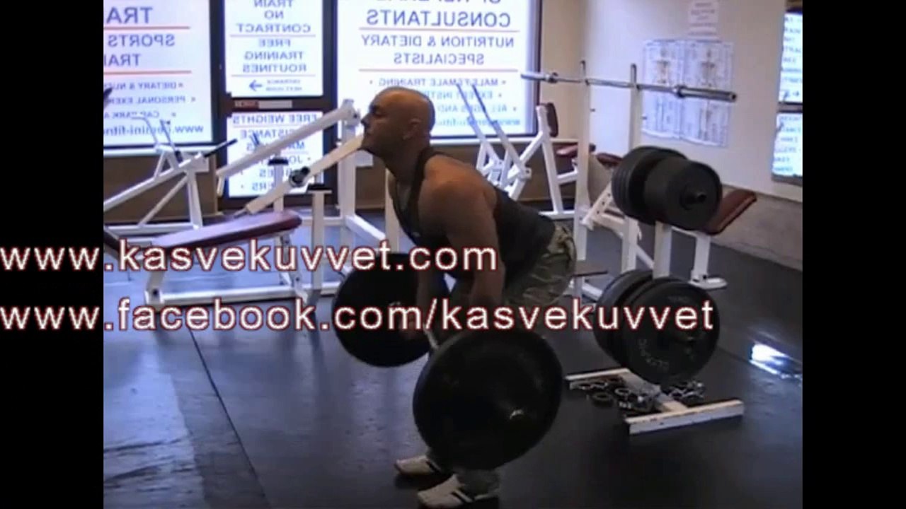 EZ Bar Reverse Grip Bent Over Row