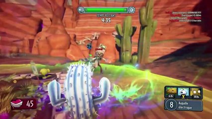 PVZ - Garden Warfare #11 Power Cactus Map Zomboss Down