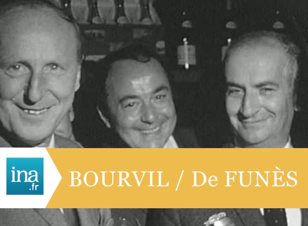 Bourvil et Louis de Funès "le vin de la grande vadrouille" - Archive INA