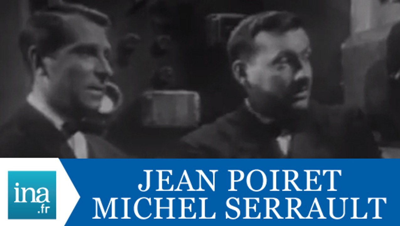 Jean Poiret et Michel Serrault "Le meilleur moment pour programmer un spectacle" - Archive INA