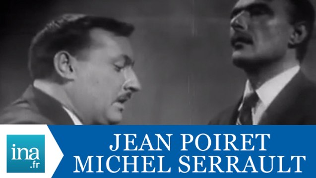 Michel Serrault et Jean Poiret La remise de décoration - Archive INA