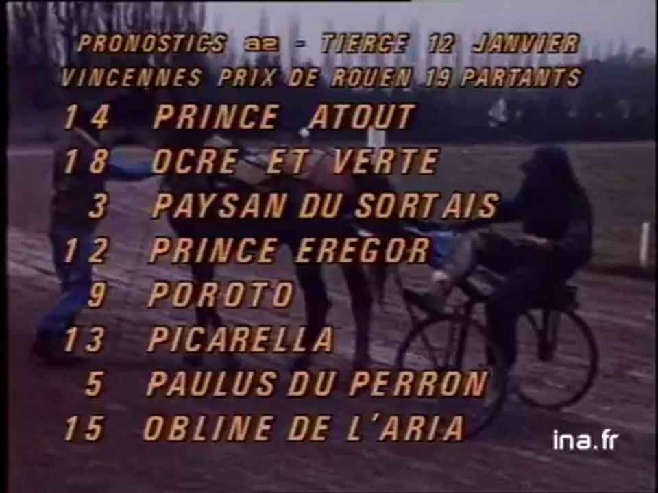 Tiercé dimanche