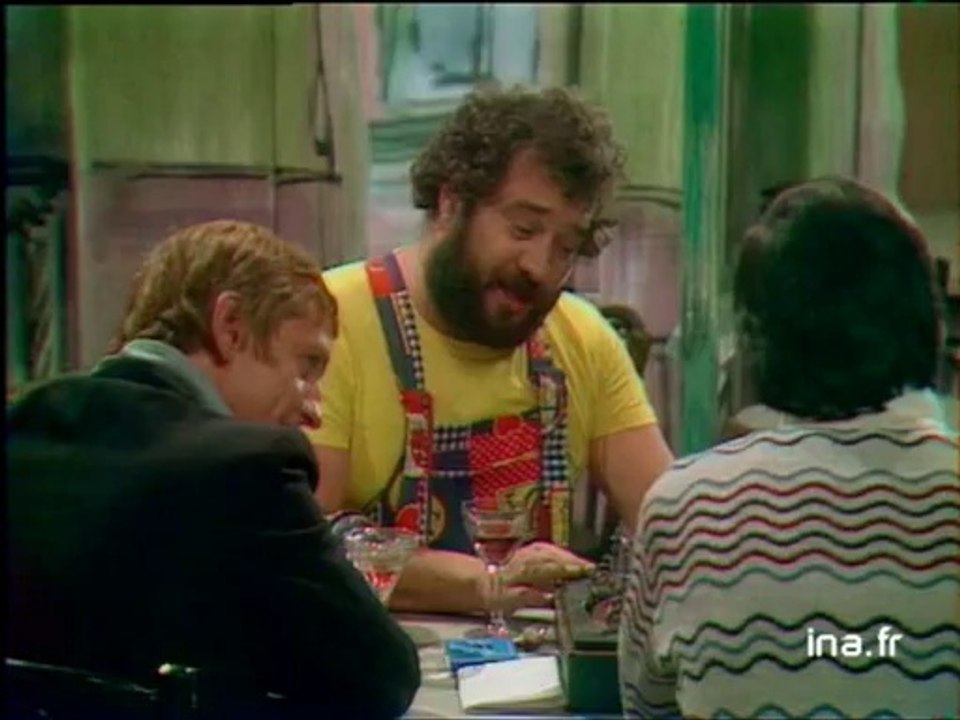 Thierry Le Luron imite des hommes politiques