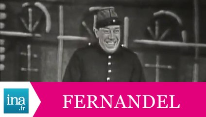 Fernandel "Les deux boniches" (live officiel) - Archive INA