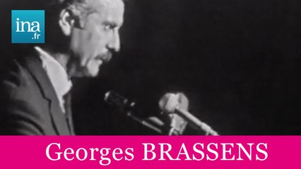 Georges Brassens "Les copains d'abord" (live officiel) - archive vidéo INA