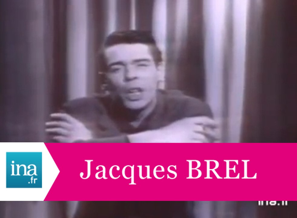 Jacques Brel "Le plat pays" (live officiel) - Archive INA