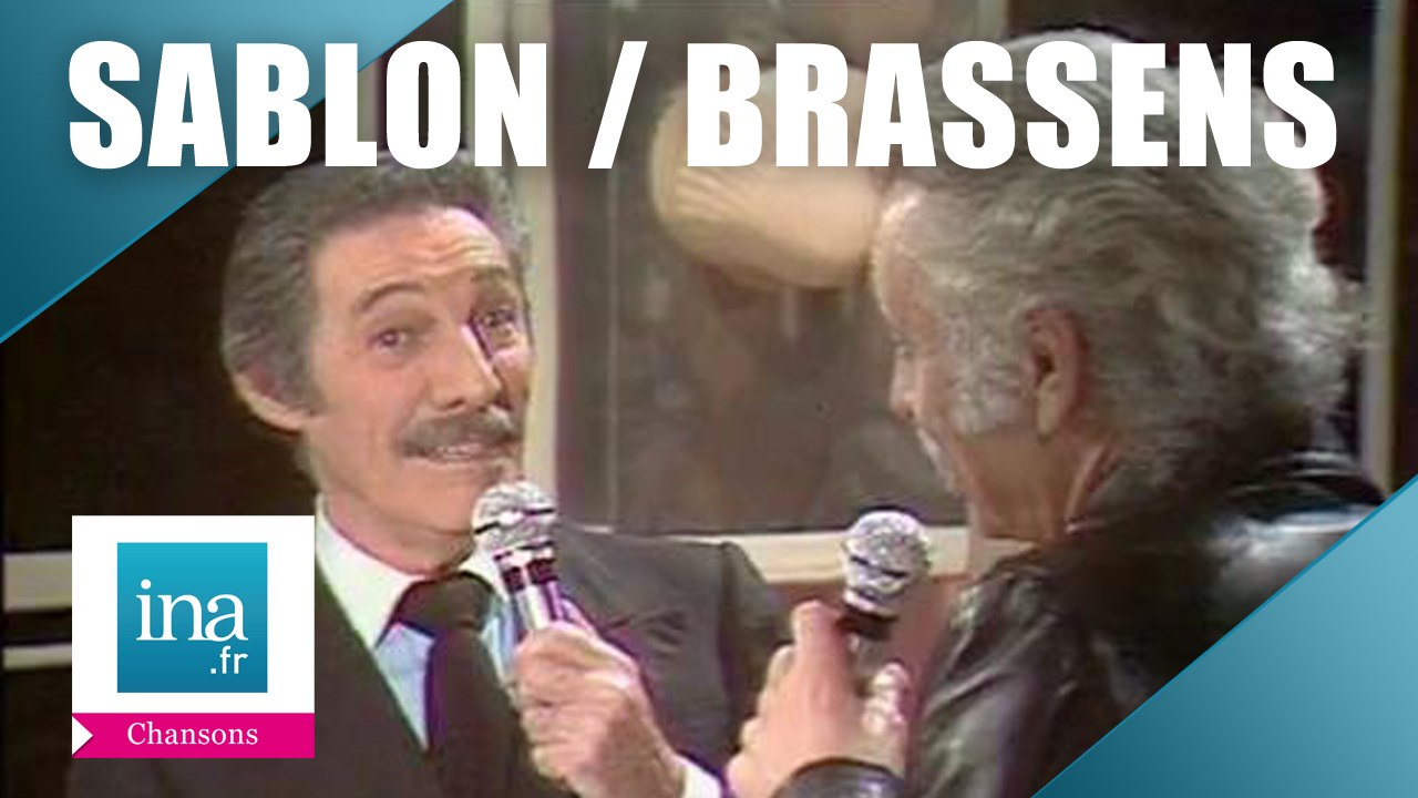 Jean Sablon et Georges Brassens "Ce petit chemin" (live officiel) | Archive INA