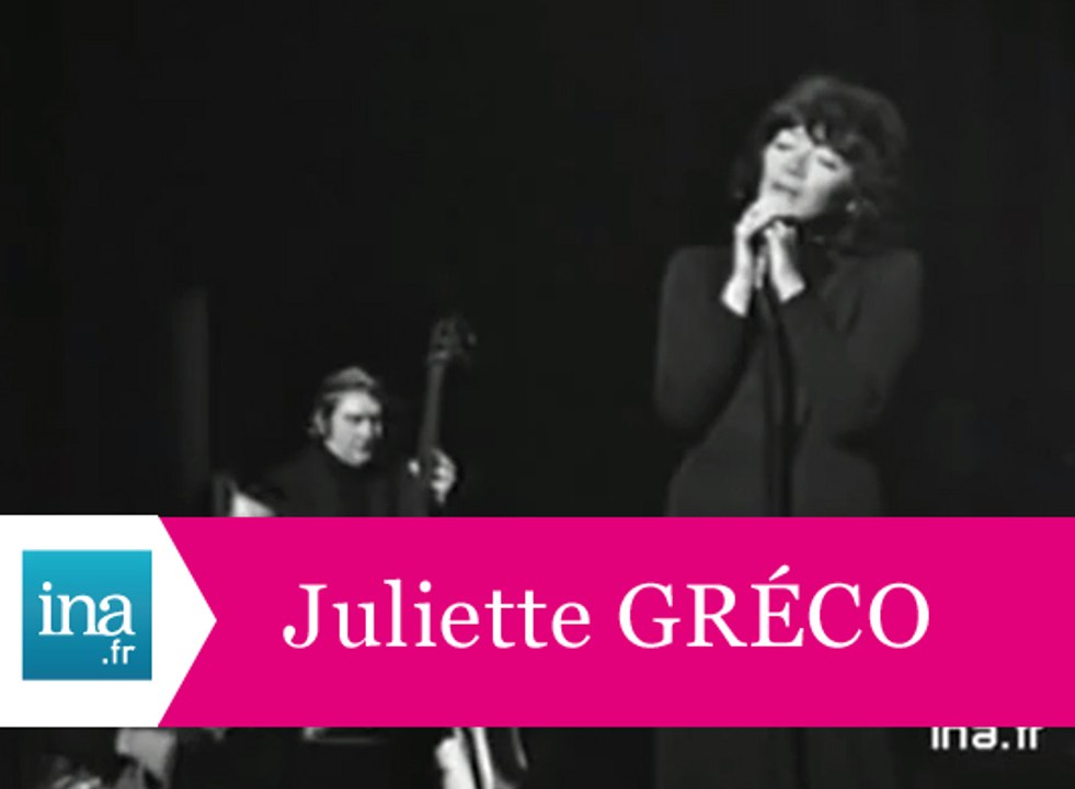 Juliette Gréco "Les feuilles mortes" (live officiel) - Archive INA