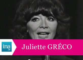 Juliette GRECO "Jolie môme" (live officiel) - Archive INA