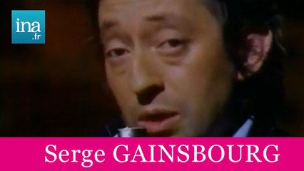 Serge GAINSBOURG "Je suis venu te dire que je m'en vais" (live offciel) - Archive INA