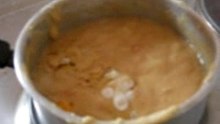 purée+tomate+oeuf = lave