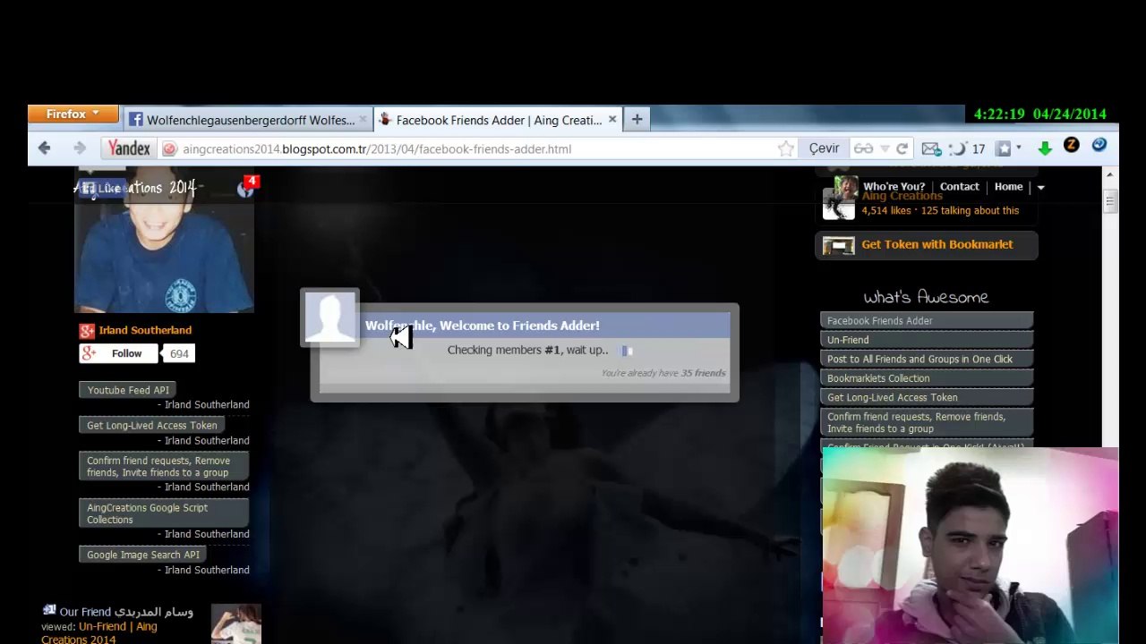 Facebook Arkadaş kasma 2014 GÜNCEL
