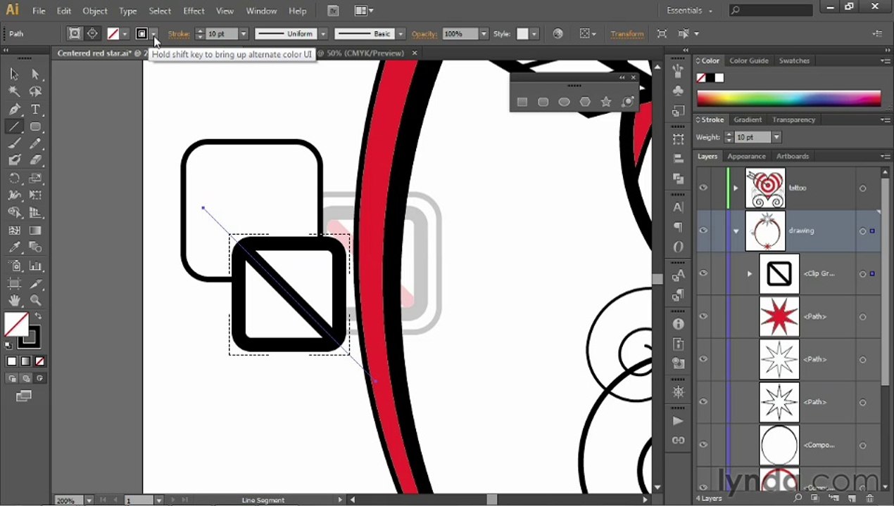 5-7 Drawing rounded rectangles