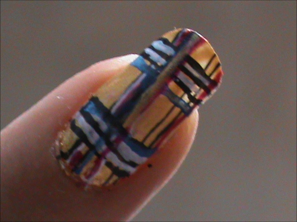 Burberry Nail Art Designs