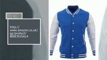 FLATSEVEN Mens Classic Varsity College Baseball Jacket (VSJ01) For Sale!