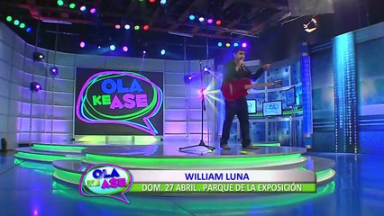 William Luna interpretó su nuevo éxito musical 'Si supieras' (2/2)