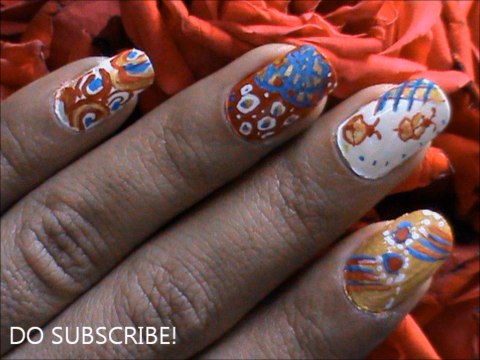 Easy Nail Art For Beginners - easy nail designs for short nails- nail art tutorial