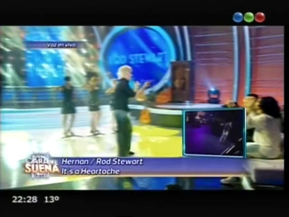 Tu Cara Me Suena. Hernan / Rod Stewart