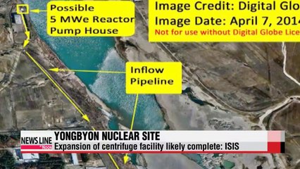 North Korea completes expansion of centrifuge facility U.S. institute